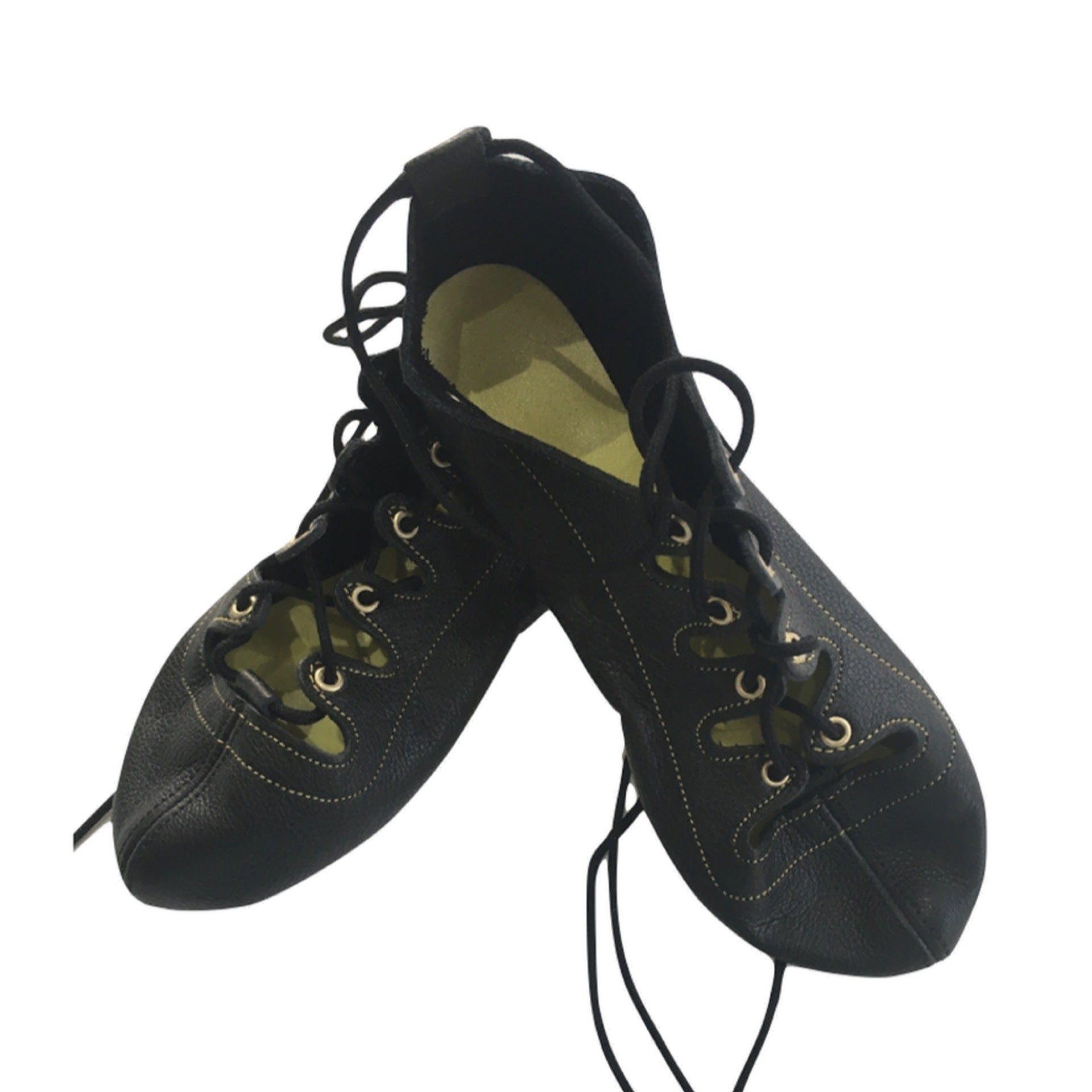 toeandheel GOLD Open Toe Highland Dance Shoes A Hint of Heather